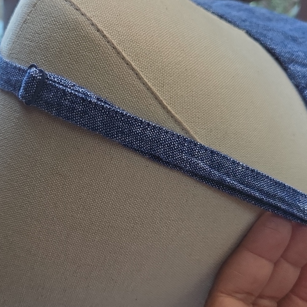 Old Navy Indigo Blue Linen Blend Jumpsuit Size Medium - Picture 6 of 17